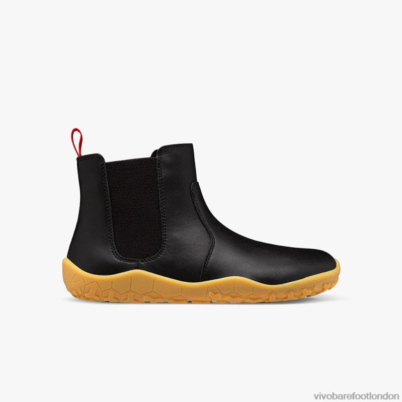 Obsidian Fulham II Juniors 000VH204 Kids Vivobarefoot Shoes Obsidian
