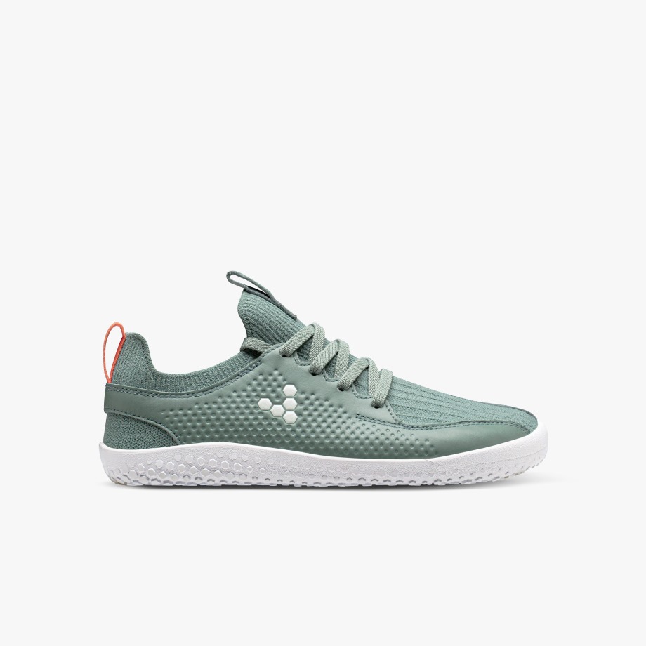 Sea Green Vivobarefoot Primus Knit II Juniors